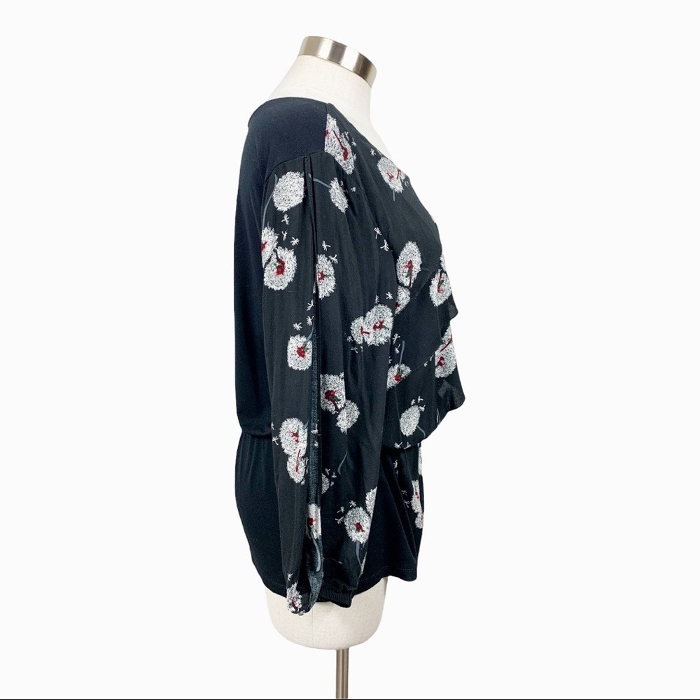 Anthropologie Deletta Wished Bloom Dandelion Top Medium - Picture 6 of 10